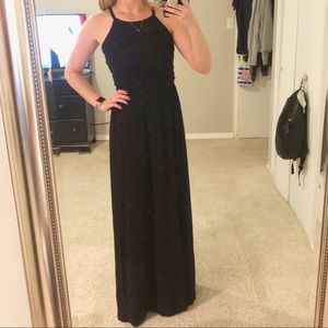 NWOT Black Maxi Dress